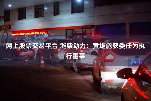 网上股票交易平台 潍柴动力：黄维彪获委任为执行董事