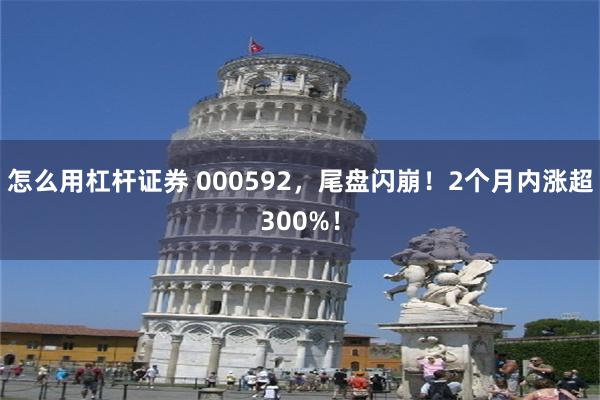 怎么用杠杆证券 000592，尾盘闪崩！2个月内涨超300%！